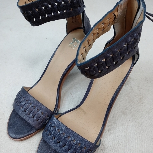 JOE’S WOMEN’S PUMPS SHOES GRAY ANKLE STRAP HEELS S - Picture 5 of 8